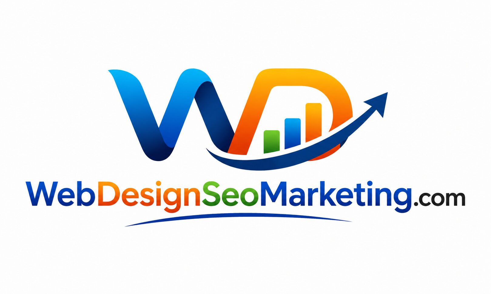 Website Design, SEO, Digital Marketing and Social Media Promotion Service Logo